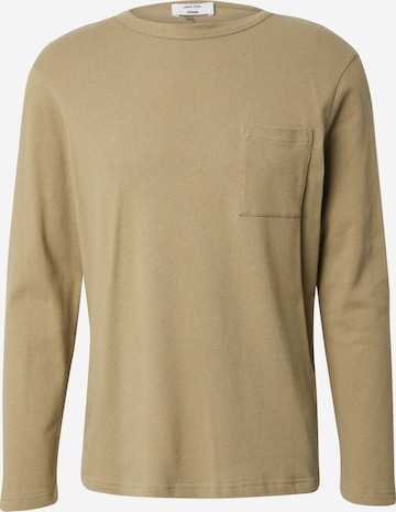 DAN FOX APPAREL Футболка 'Linus' в Зеленый: спереди