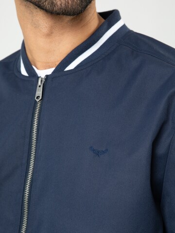 Threadbare Between-Season Jacket 'Norris' in Blue