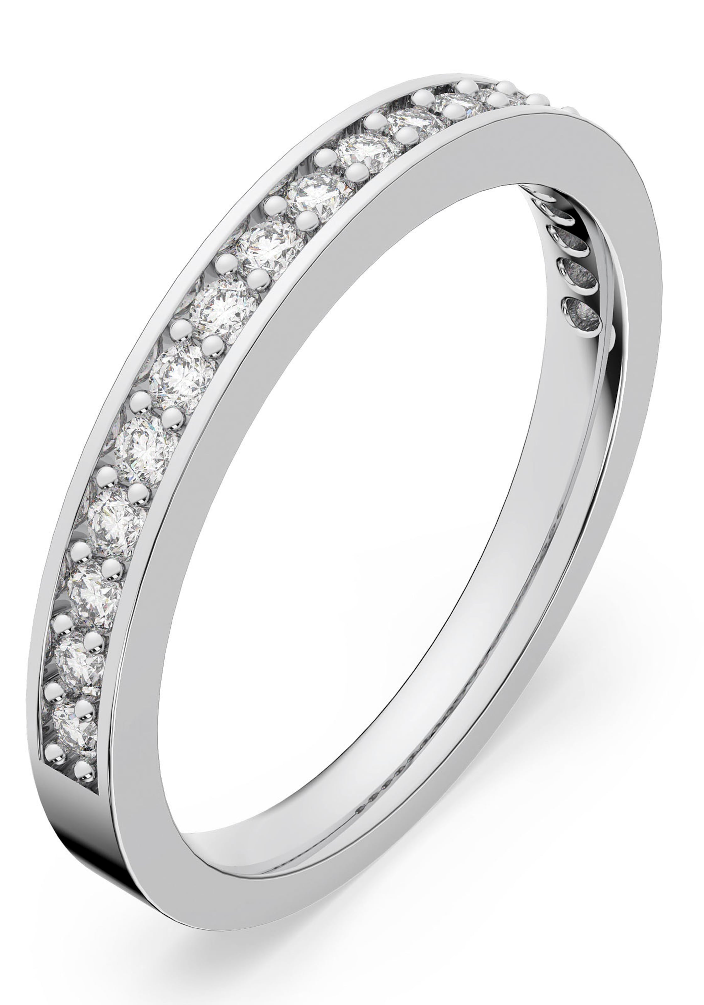 Swarovski Ring in Silber: Vorderseite