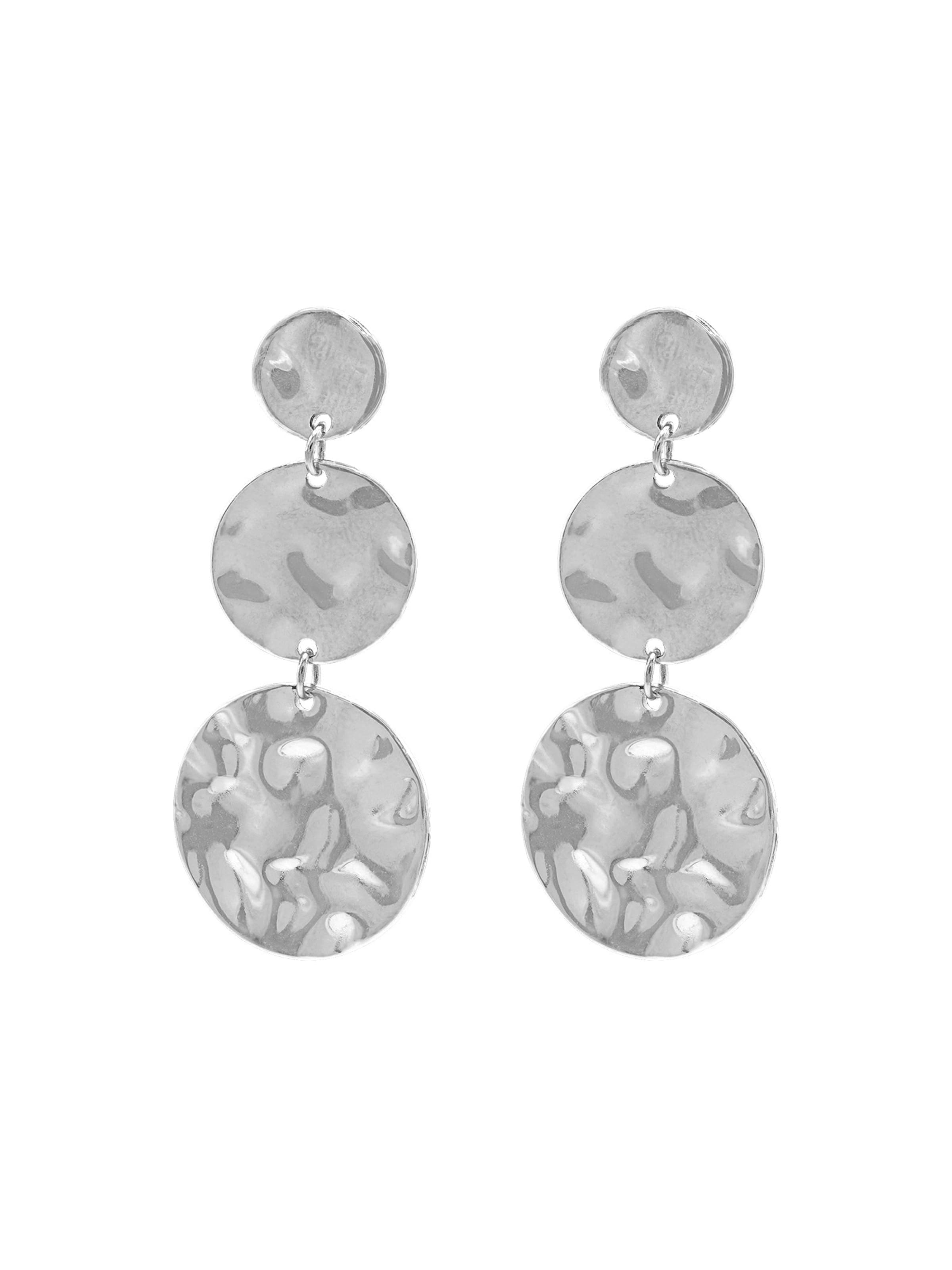 Boucles d'oreilles 'Maiva' Heideman en argent : devant