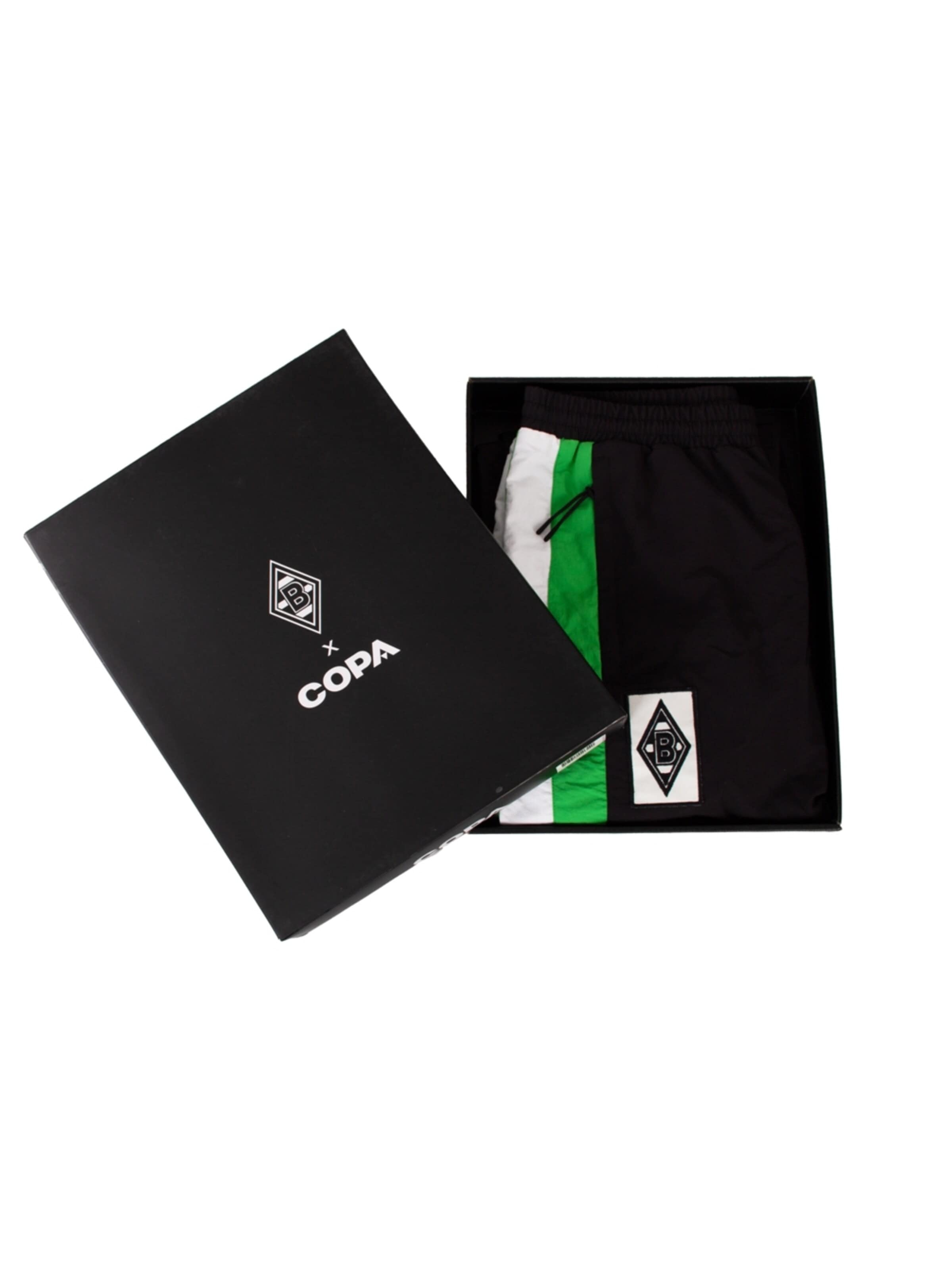 COPA FOOTBALL Regular Traditional pants 'Borussia Mönchengladbach 1995 Trainingsbroek' in Black