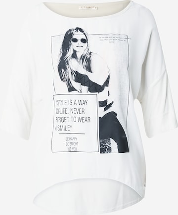 T-shirt Key Largo en blanc : devant