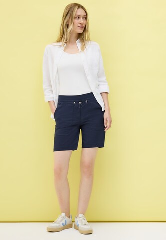 CECIL Loosefit Shorts in Blau