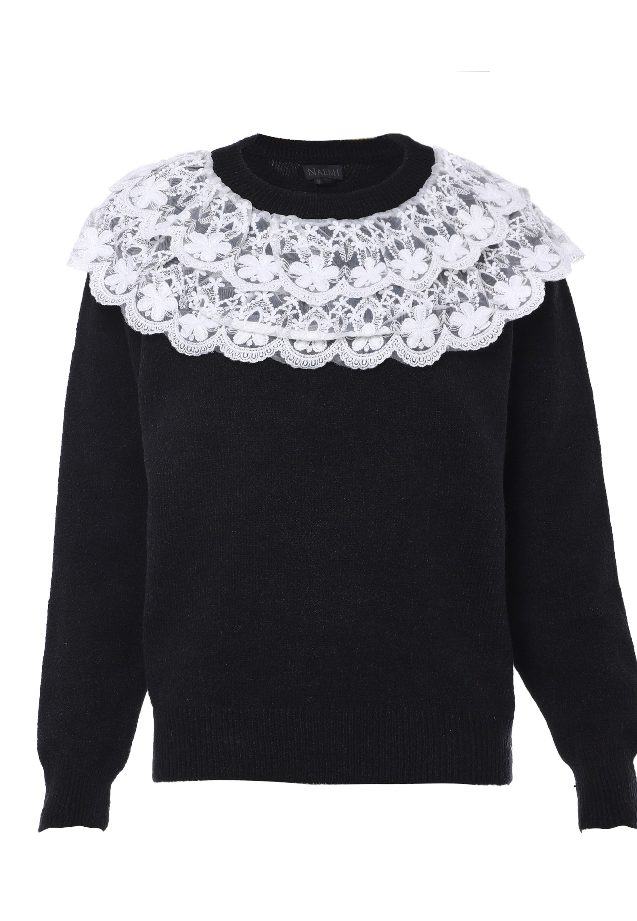NAEMI Sweater in Black: front
