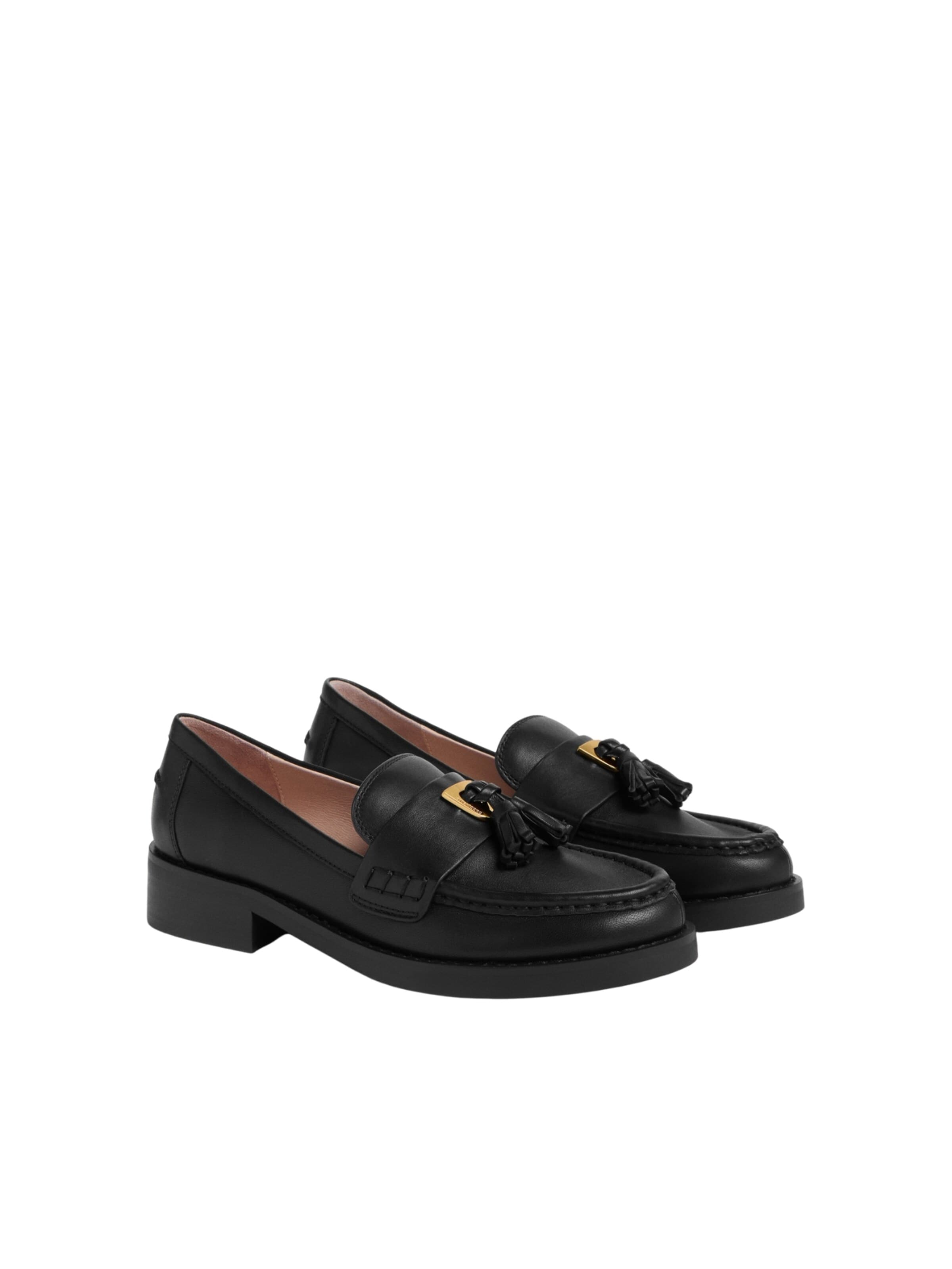 Coccinelle Mocassins 'Beat Selleria' in Zwart: voorkant
