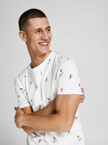 JACK & JONES Shirt 'JORPositano' in White