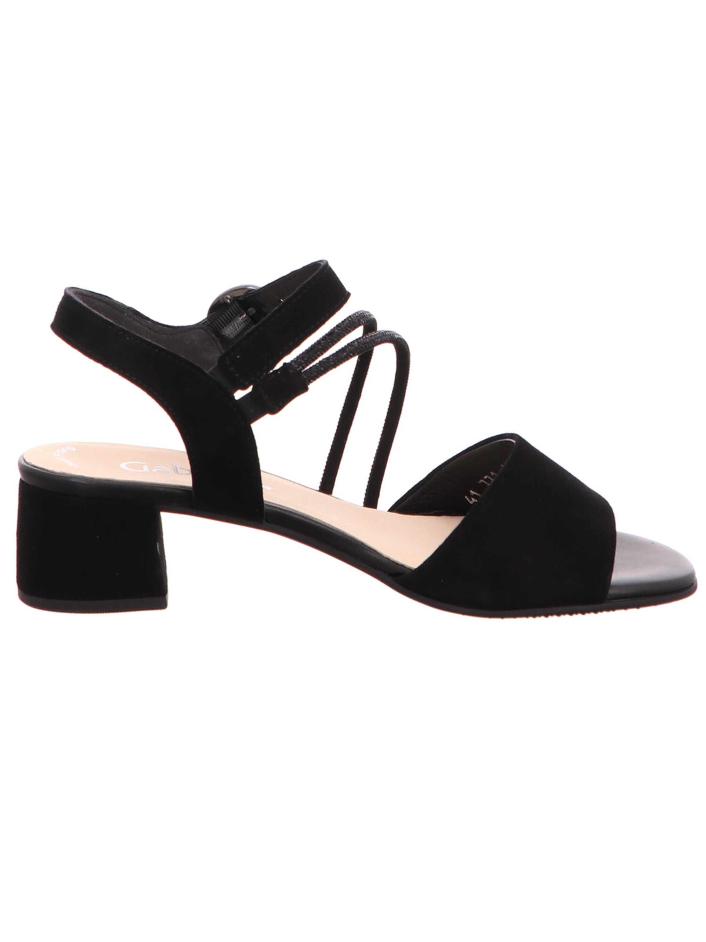 GABOR Sandalen met riem in Zwart