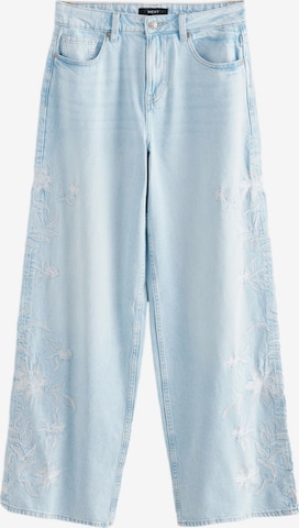 NextWide Leg/ Široke nogavice Traperice - plava boja: prednji dio