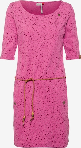 Ragwear Kleid 'Tanya' in Pink: predná strana