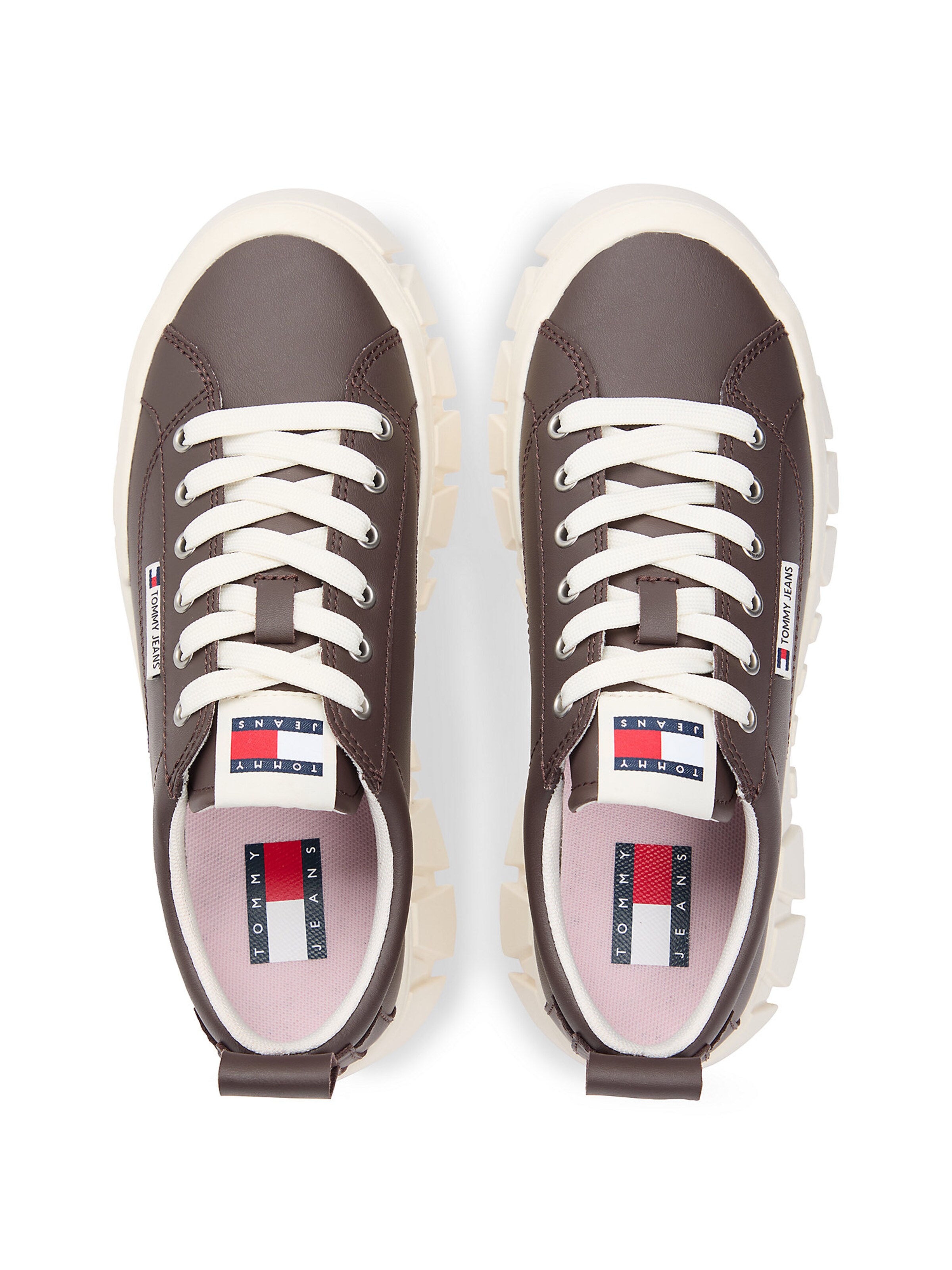 Tommy Jeans Sneaker 'VULC' in Braun