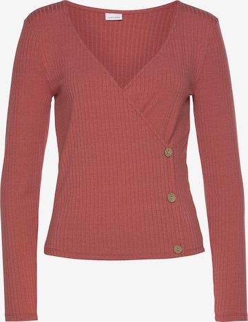 LASCANA Shirt in Rood: voorkant