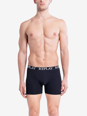 REPLAY Boxer shorts in Black: front