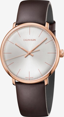 Calvin Klein Quarzuhr 'K8M216G6' in Braun: predná strana