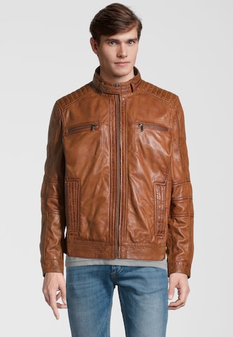 H.I.S Between-Season Jacket 'Santiago' in Brown: front