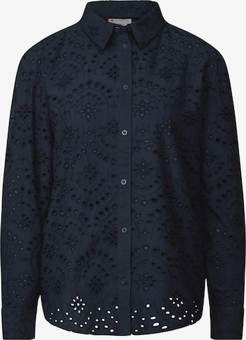 STREET ONE Blouse in Blue: front