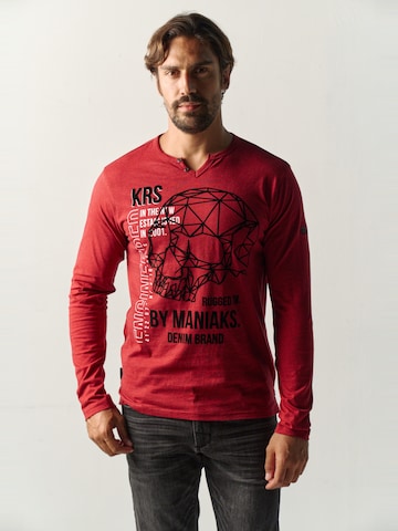 Tricou de la KOROSHI pe roșu: față