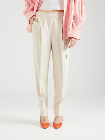 Regular Pantalon COMMA en beige : devant