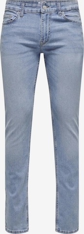 Coupe slim Jean 'Loom' Only & Sons en bleu : devant