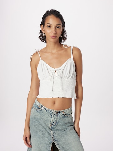 Gina Tricot Top 'Moa' in White: front