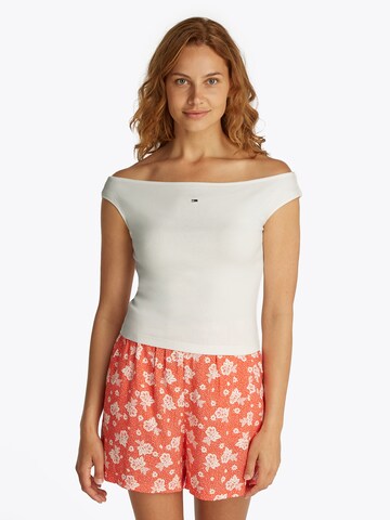 Tommy Jeans Top w kolorze biały: przód