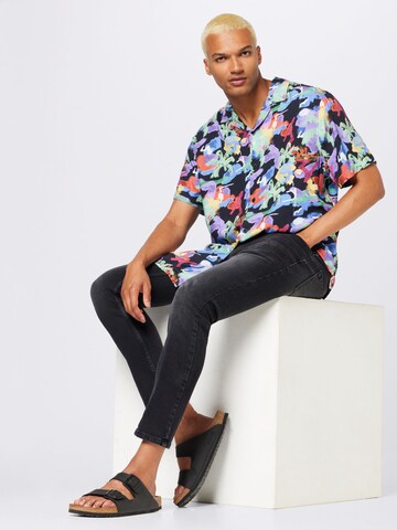 TOPMAN Comfort fit Button Up Shirt in Mixed colors