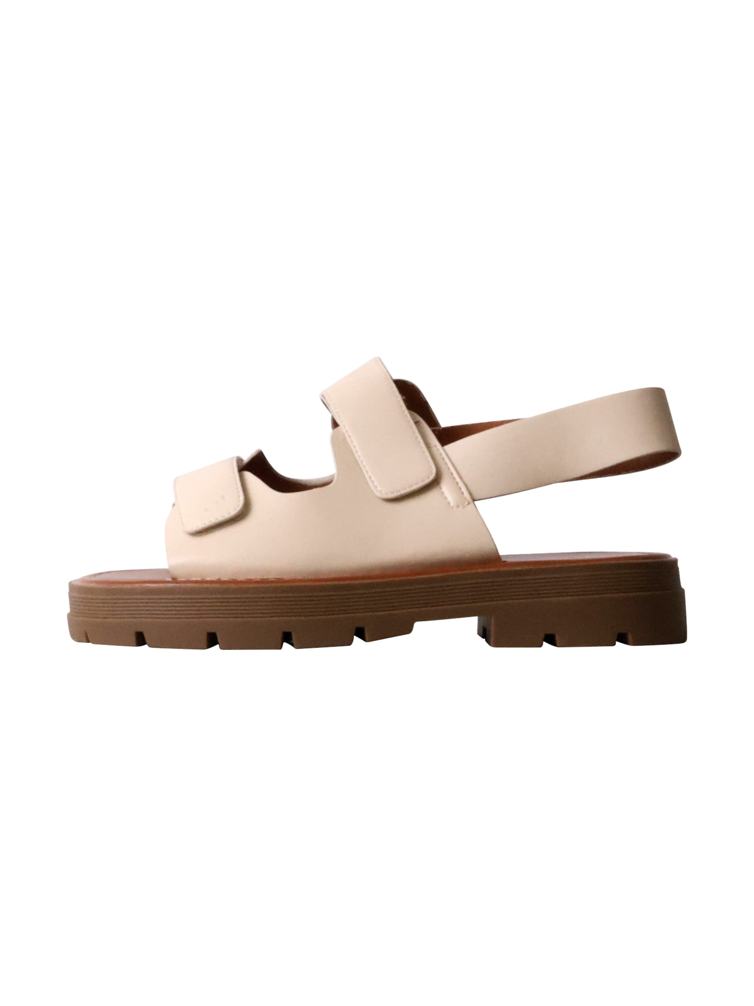 Super Mode Sandal in Beige: front