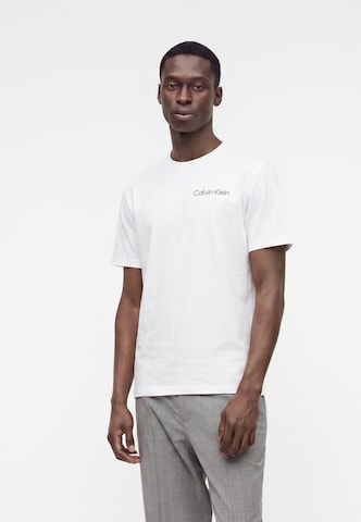 Maglietta di Calvin Klein in bianco: frontale