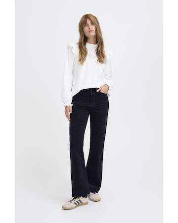 évasé Pantalon Pulz en bleu