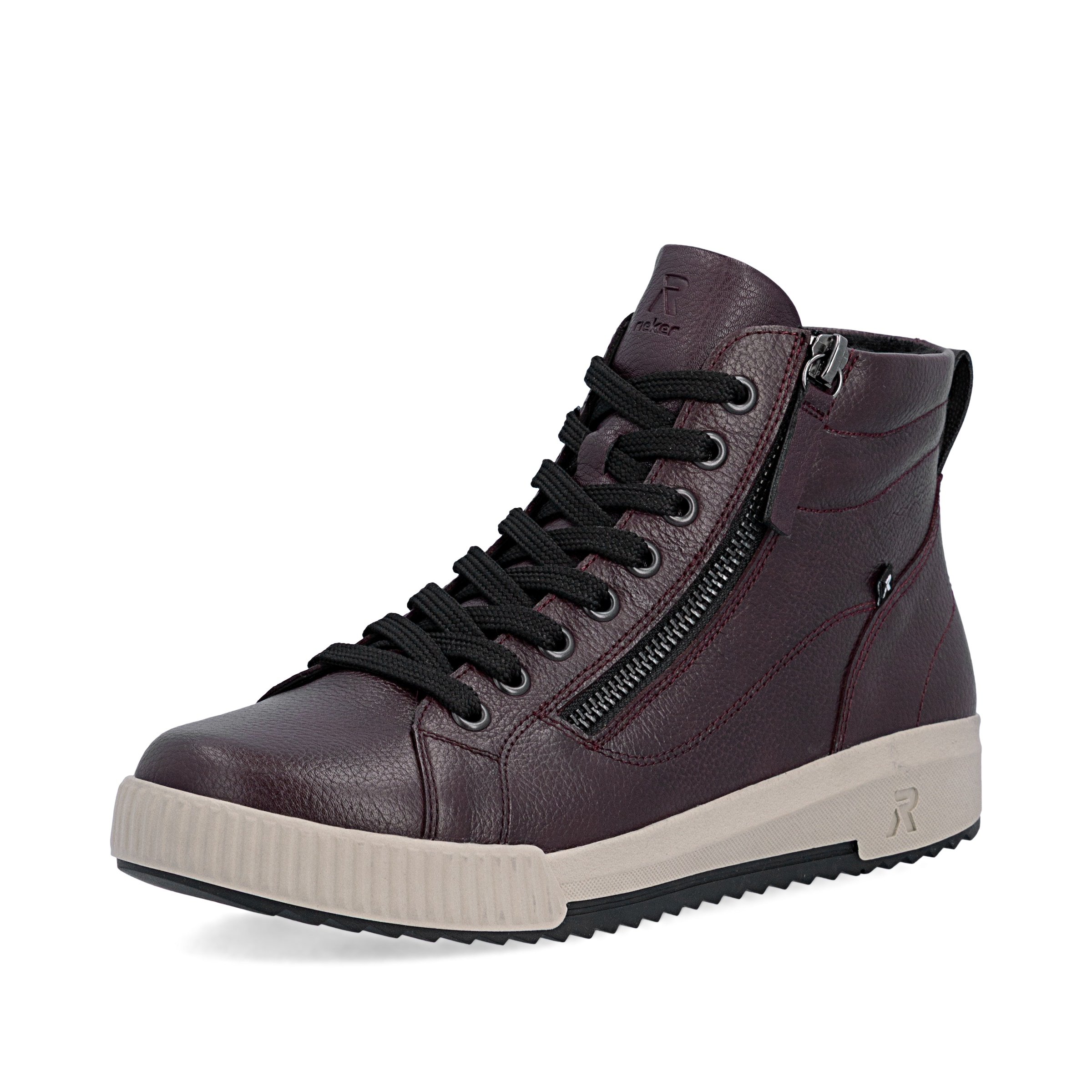 Bottines Rieker en rouge : devant