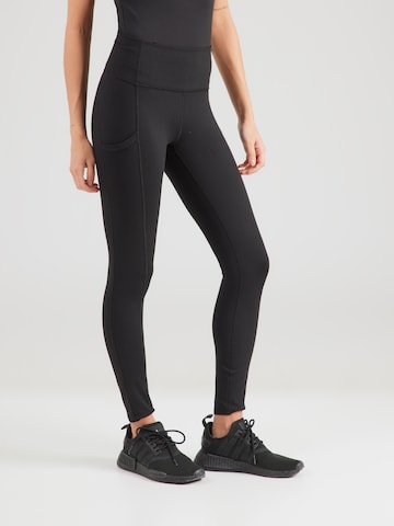 Fabletics Skinny Urheiluhousut 'ON-THE-GO' värissä musta: etupuoli