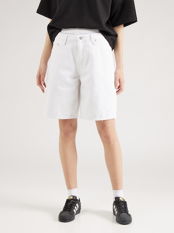 Calvin Klein Jeans Lużny krój Jeansy w kolorze biały: przód