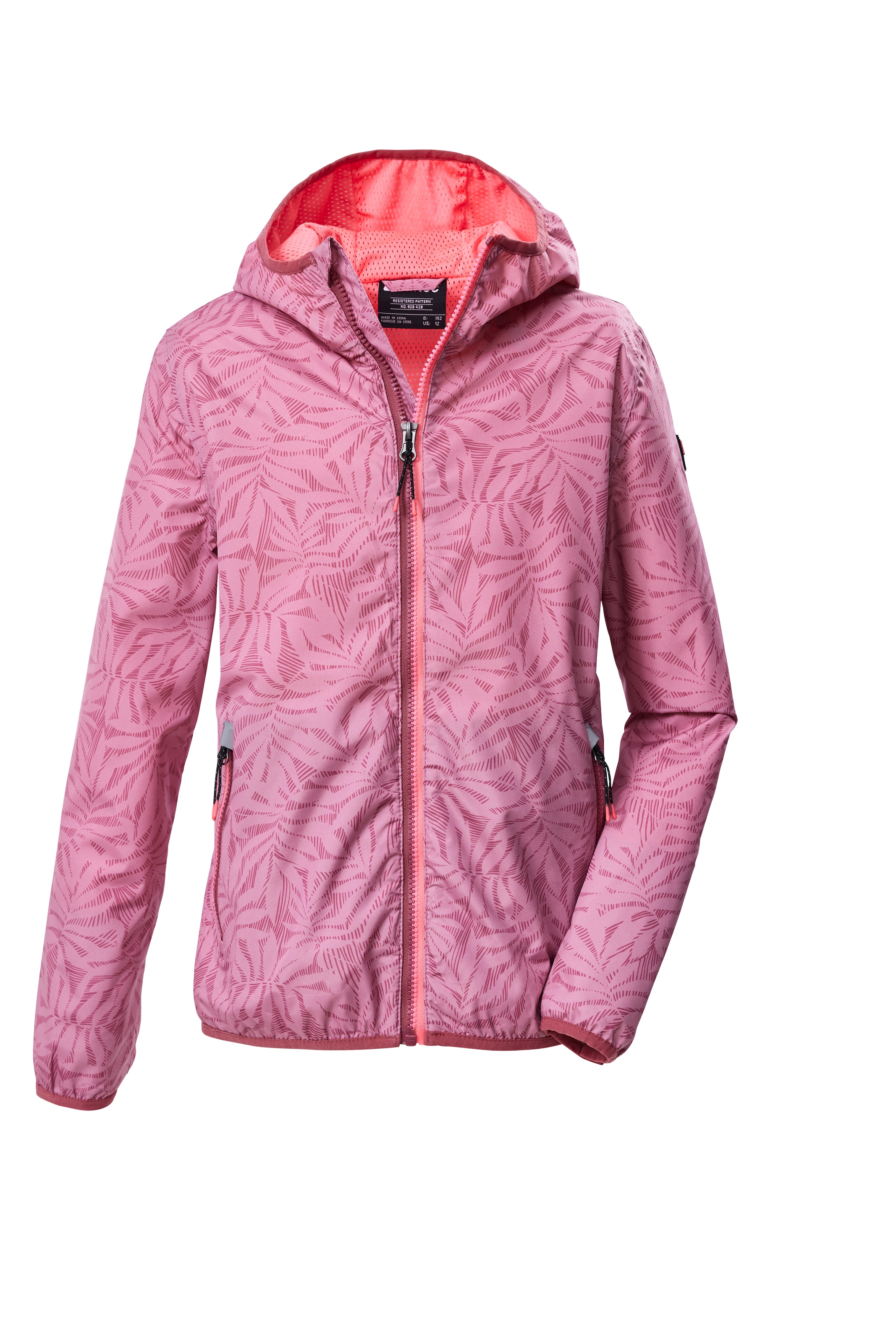 KILLTEC Outdoor jacket in Pink: front