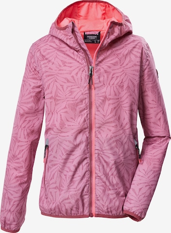 KILLTEC Outdoor jacket in Pink: front