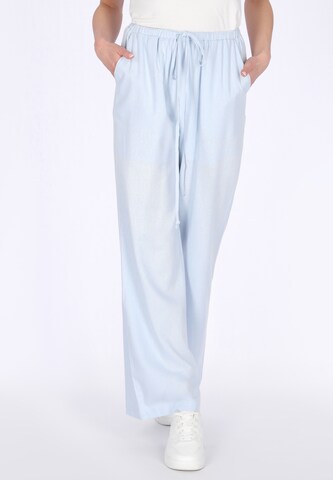 usha WHITE LABEL - Loosefit Pantalón en azul: frente