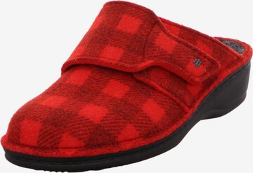 Finn Comfort Slippers in Red: front