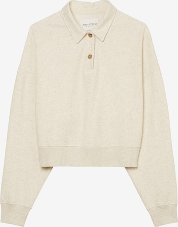 Marc O'Polo Sweatshirt in White: front