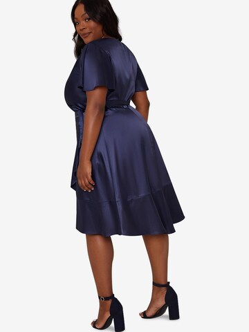 Chi Chi Curve Cocktailjurk in Blauw