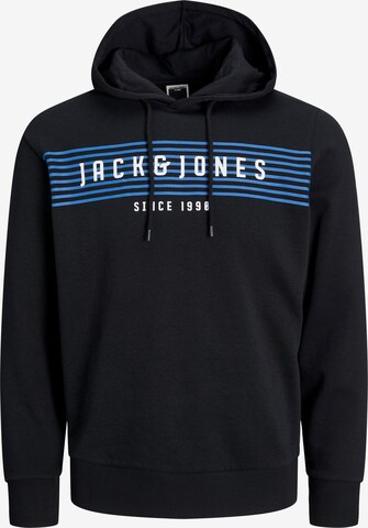 JACK & JONES Sweatshirt 'PLANET' in Zwart: voorkant