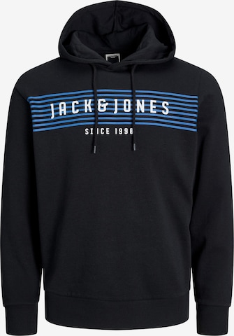 JACK & JONES Sweatshirt 'PLANET' in Zwart: voorkant