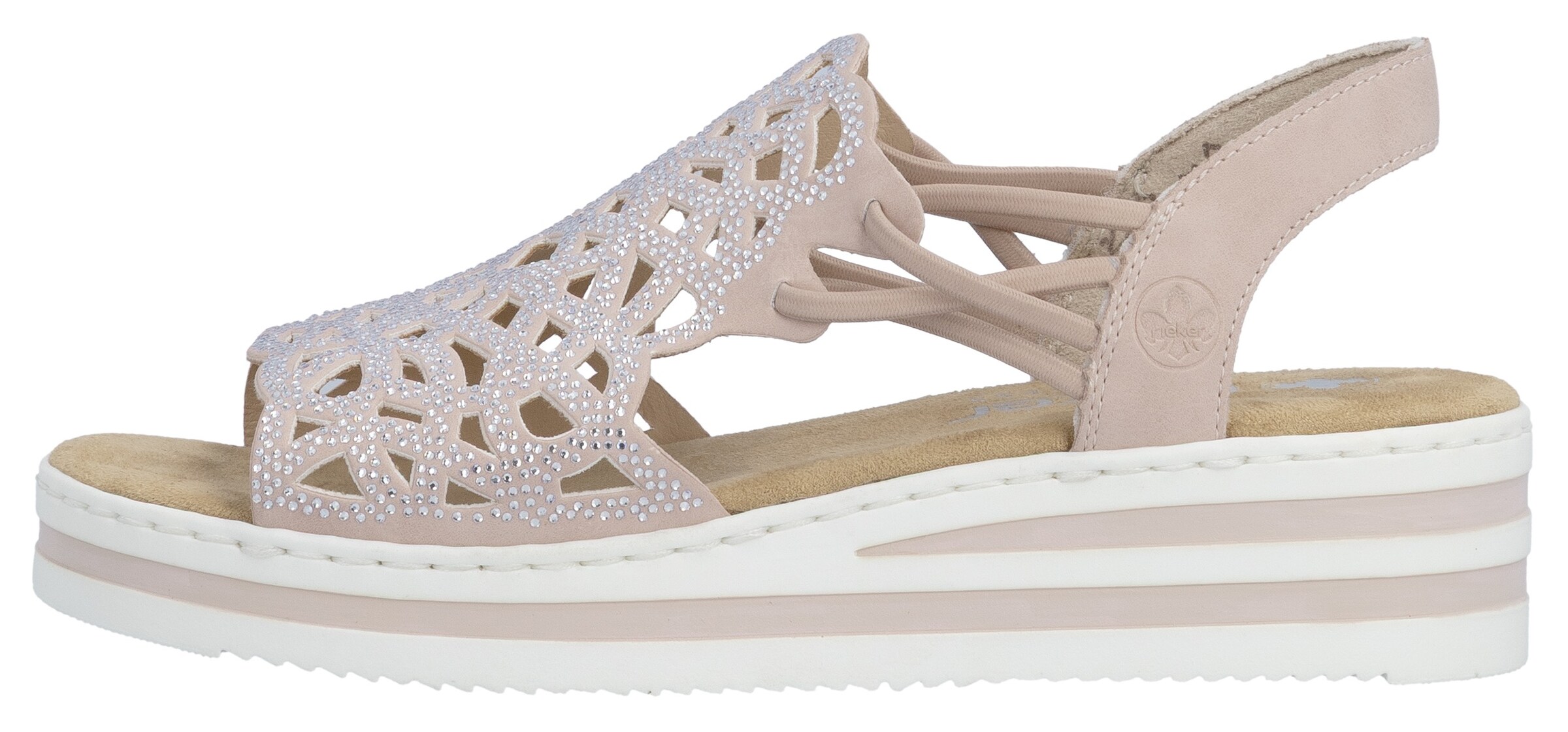 Sandales Rieker en rose