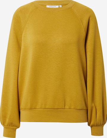 MOSS COPENHAGEN - Sweatshirt 'Nelina Ima' em amarelo: frente