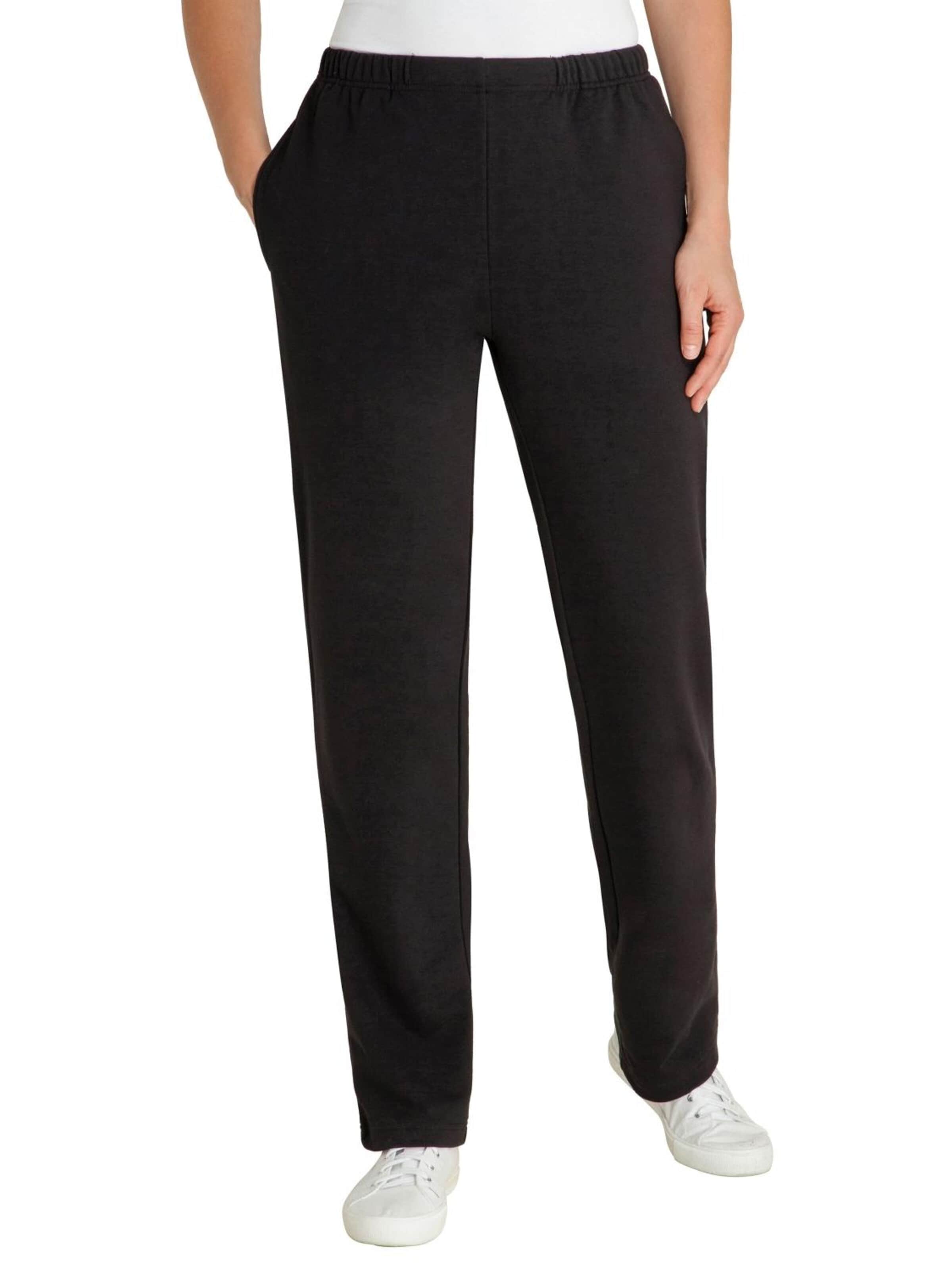 HAJO Regular Pants in Black: front