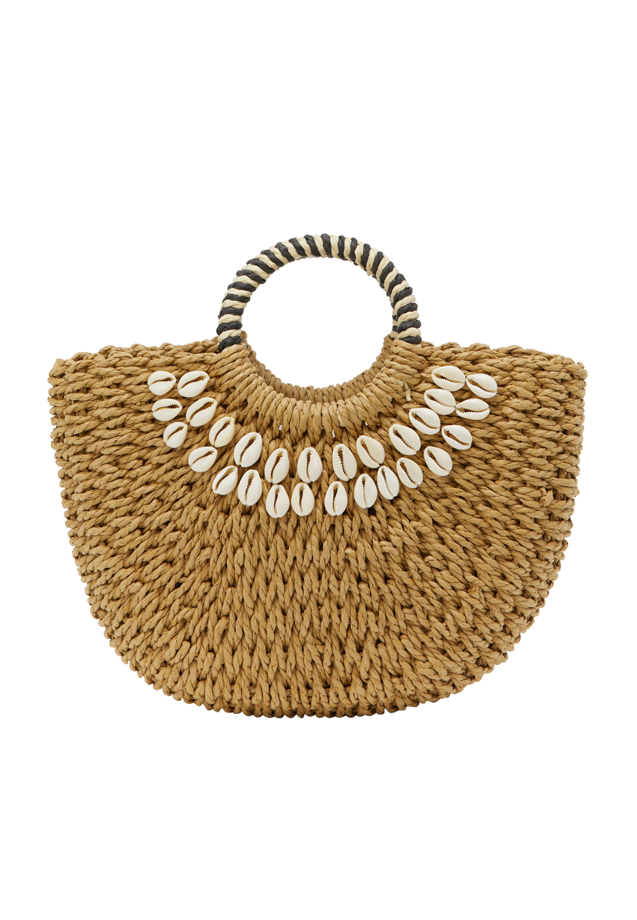 IZIA - Bolso de mano en marrón: frente