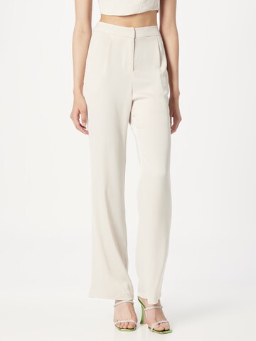 Regular Pantalon à pince Misspap en beige : devant