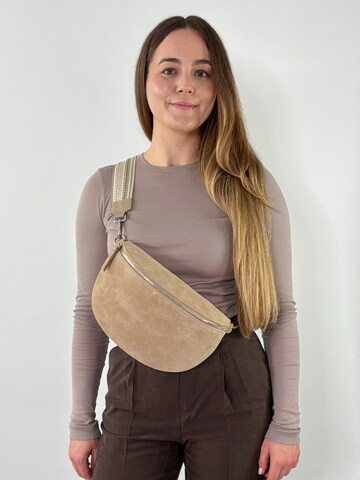 lePelou Gürteltasche 'GAIA large' in Beige