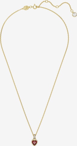 Swarovski Necklace in Gold: front