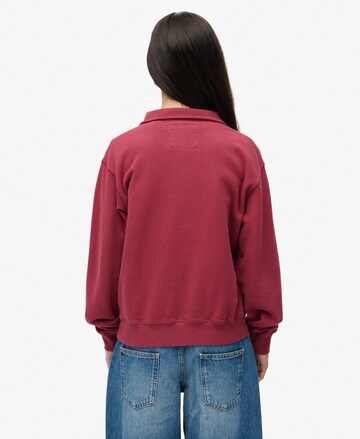 Sweat-shirt Superdry en rouge