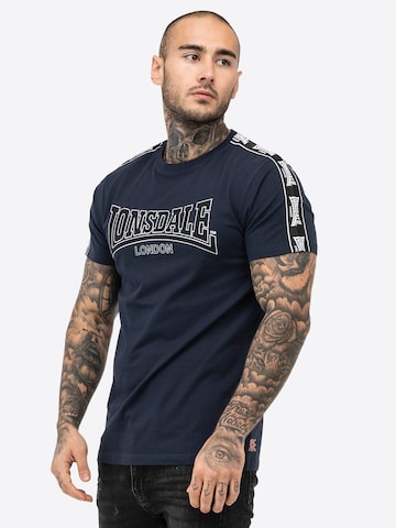 LONSDALE Shirt 'Vementry' in Blauw: voorkant
