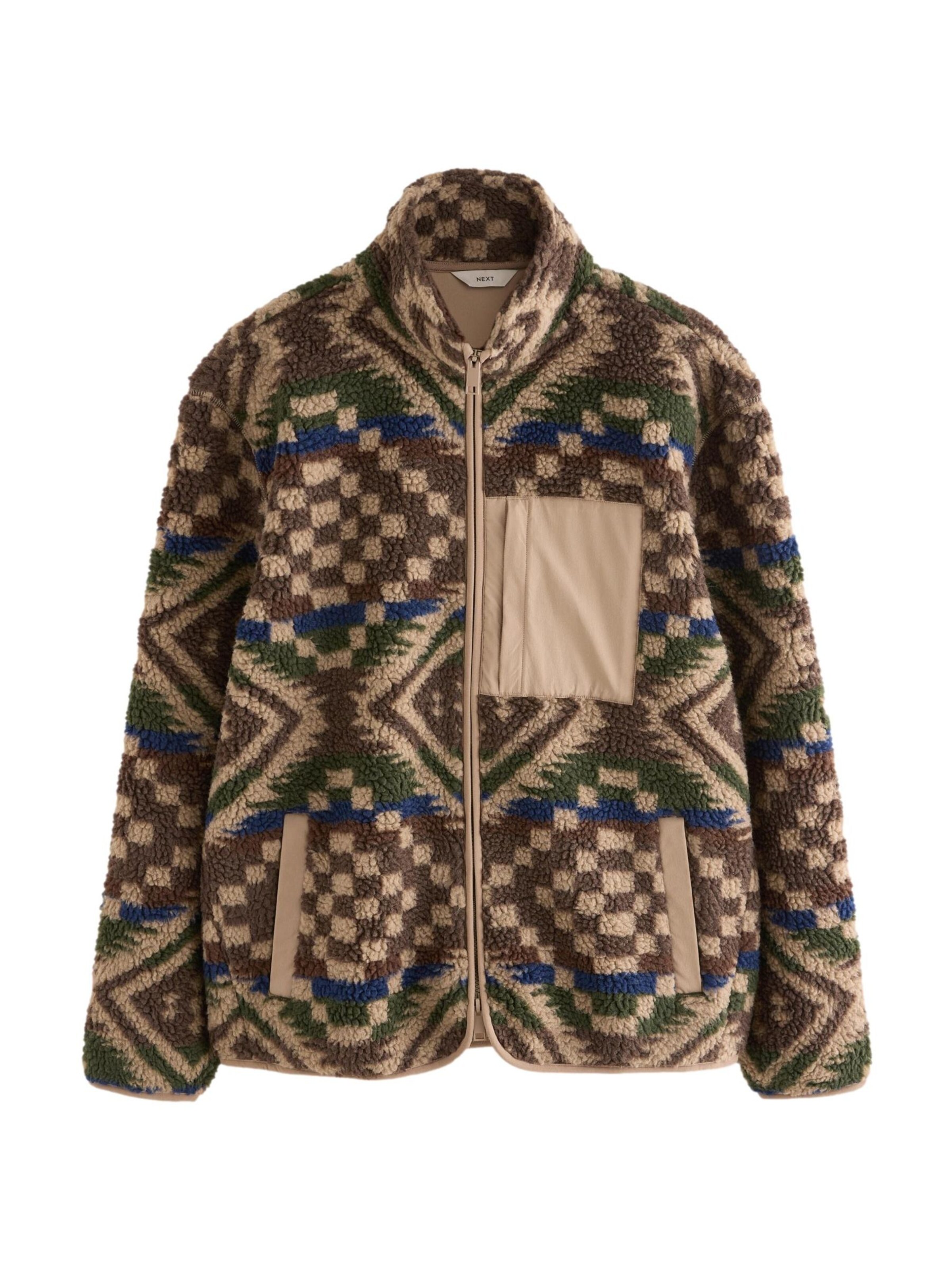 Next Polár dzseki - barna: elől