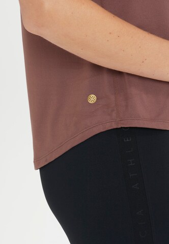 Athlecia Performance shirt 'Gaina' in Brown